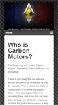 Mobile Screenshot of carbonmotors.com